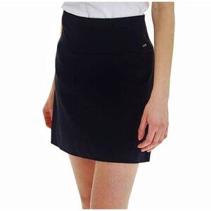SC & CO 360 Degrees Tummy Control Skort Black High-Waist Waisted Shapewear Skirt